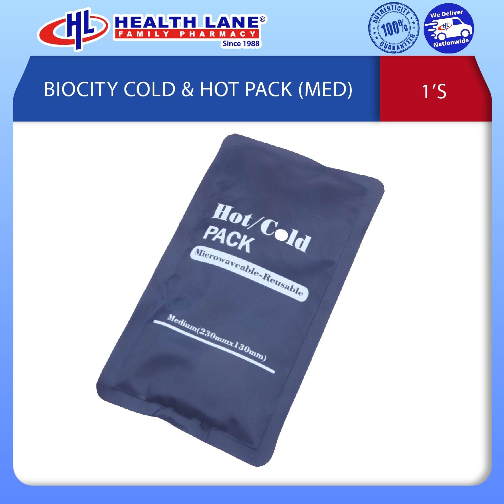 BIOCITY COLD & HOT PACK (MED)